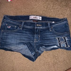 jean shorts from hollister